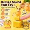 Abstract Bull Sound Button Keychain Light Up Push Button Keychain Bull Keychain  Office Desk Decor
