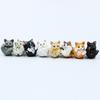 Funny 8Pcs Cute Kawaii Mini Cat Ornament Home Decor Miniature Figurines Toys Garden Animal Statue Children Room Decoration Kids Gift