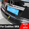 For Cadillac SRX 2010 2011 2012 2013 2014 2015 2016 Steel Car Rear Trunk Bumper Cover Trim Tailgate Door Sill Plate Accessories