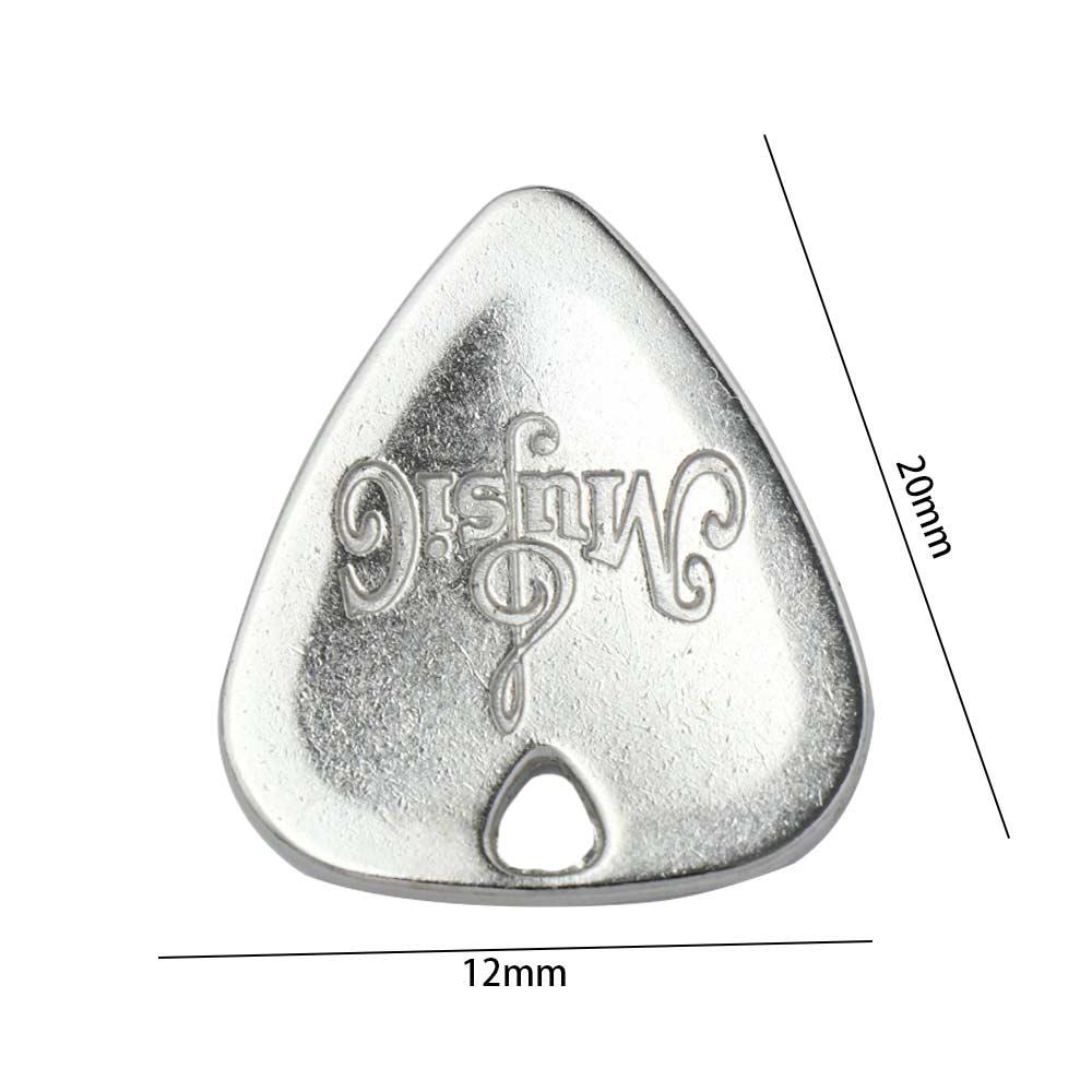 Entertainment Guitar Parts and Accessories Plectrum Zinc Zinc Zinc Alloy Pick Guitar Pick Metal Guitar Pick