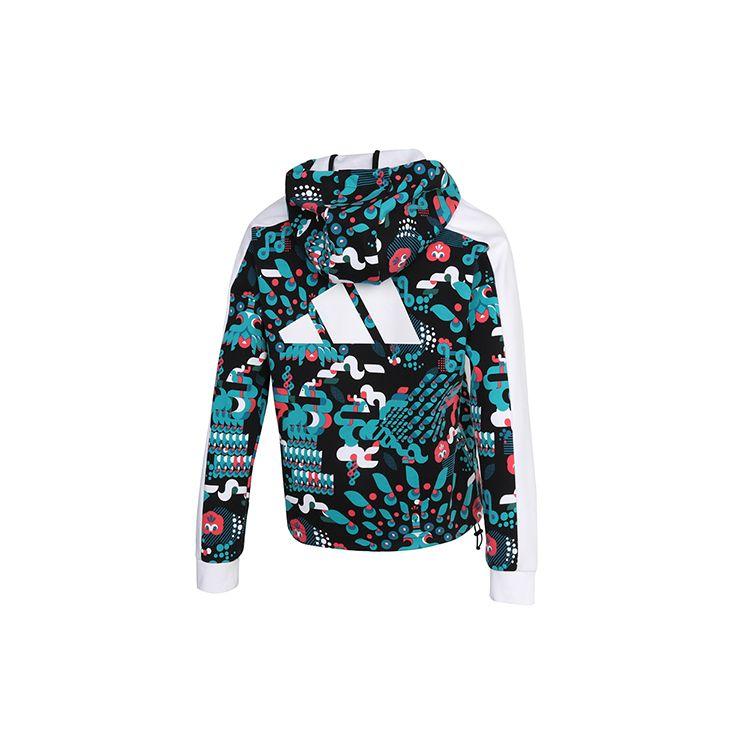 Adidas Cny Sw Hd Aop Sports Patchwork All Over Print Hoodie Women Hoodies Multicolor GQ8841