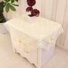 Lace Dustproof Tablecloth Tablecloths Party Decoration Nightstand Covers Rococo Floral Embroidery Table Decoration 70/100cm