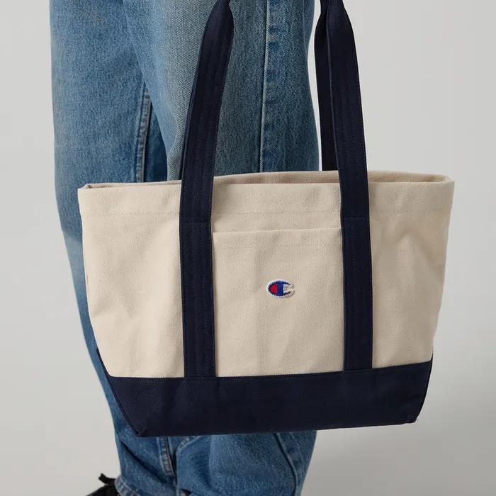Heritage Jogtag Canvas Tote Bag M Ecru