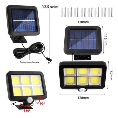 Solar-Powered Waterproof Motion Sensor Outdoor Wall & Garage Light
