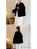 Women's Shearling Coat 2025 Autumn/Winter: Versatile Korean Style, Age-Reducing Loose Fit, Round Neck Top