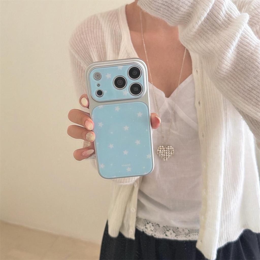 Large Window Star Anti-Fall Phone Case for iPhone 14/13 Pro Max