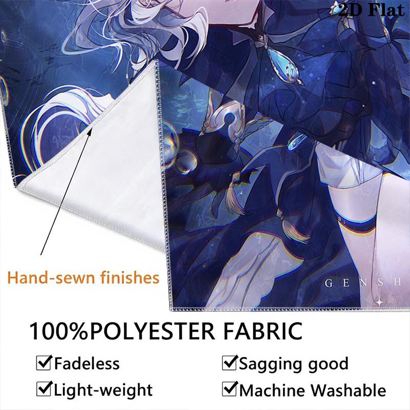Genshin Impact Fina Pattern Home Decor Tapestry, Wall Hanging, Decorative RV Wall Cloth.SGT0917571