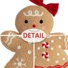 Christmas Gingerbread Man Backrest Pillow & Cushion Decoration