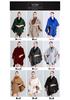Autumn/Winter Knitted Scarf Shawl Cape with Fur Collar and Pom-Poms (Style 0962#)