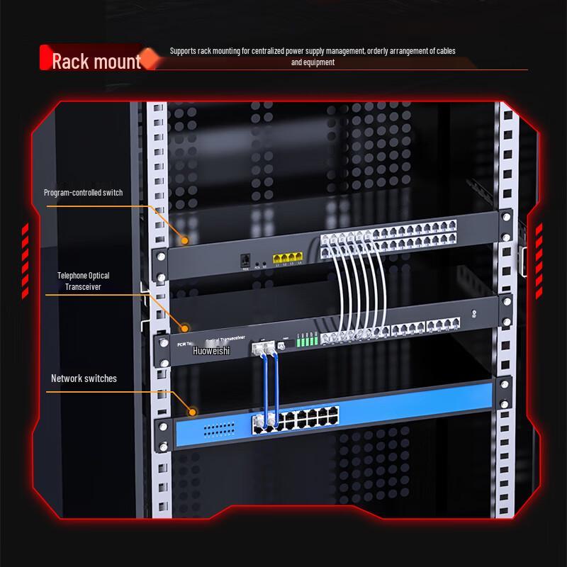 Fenghuo Weishi PCM Voice Telephone Optical Transceiver