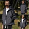 Uptoyou Windbreaker Mountain Windproof Lightweight Outerwear for and Outdoor Lightweight and Spring and Fall Men's Water-Repellent Jacket, Parka,