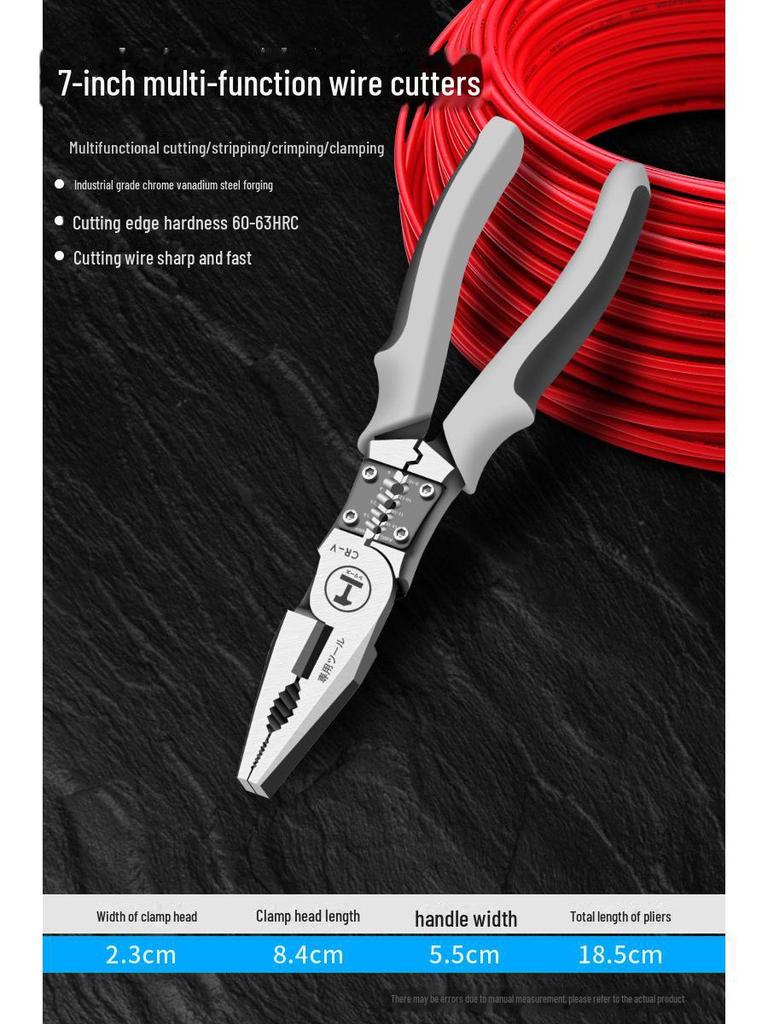 Green Forest Industrial Electrician Pliers & Wire Cutter/Stripper