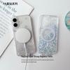 Epoxy Glitter Gradient Magnetic Case for iPhone 17 Pro Max, iPhone 15 & 16 Transparent Compatible.