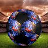 CR7 Imprimé taille 5 Ballon de Football, coloré, adapté à tous les âges, cousu à la machine, matériau PVC, qualité compétition, durable et à rebond élevé