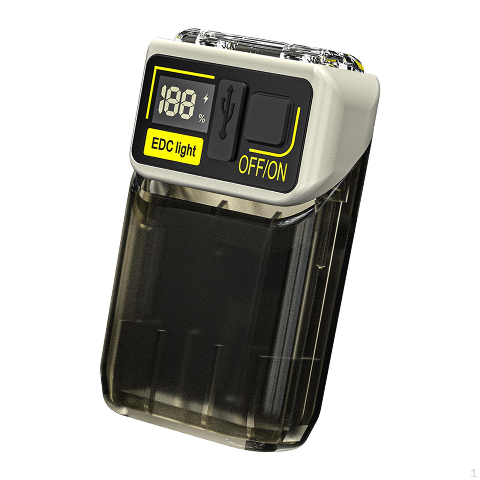 

Компактный фонарик-брелок для приключений на природе белый