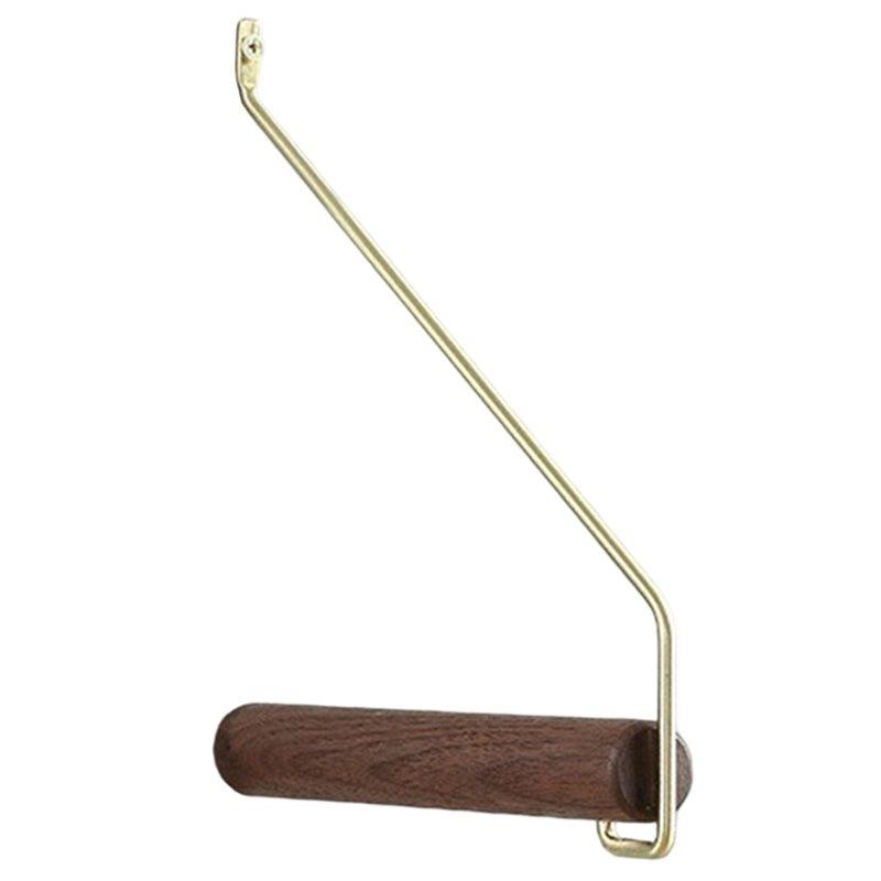 

Good-Wall Mount Coat Rack Solid Wood Hayfork Hanger Set Bamboo Clothes Hooks For Bedroom Entrance Home