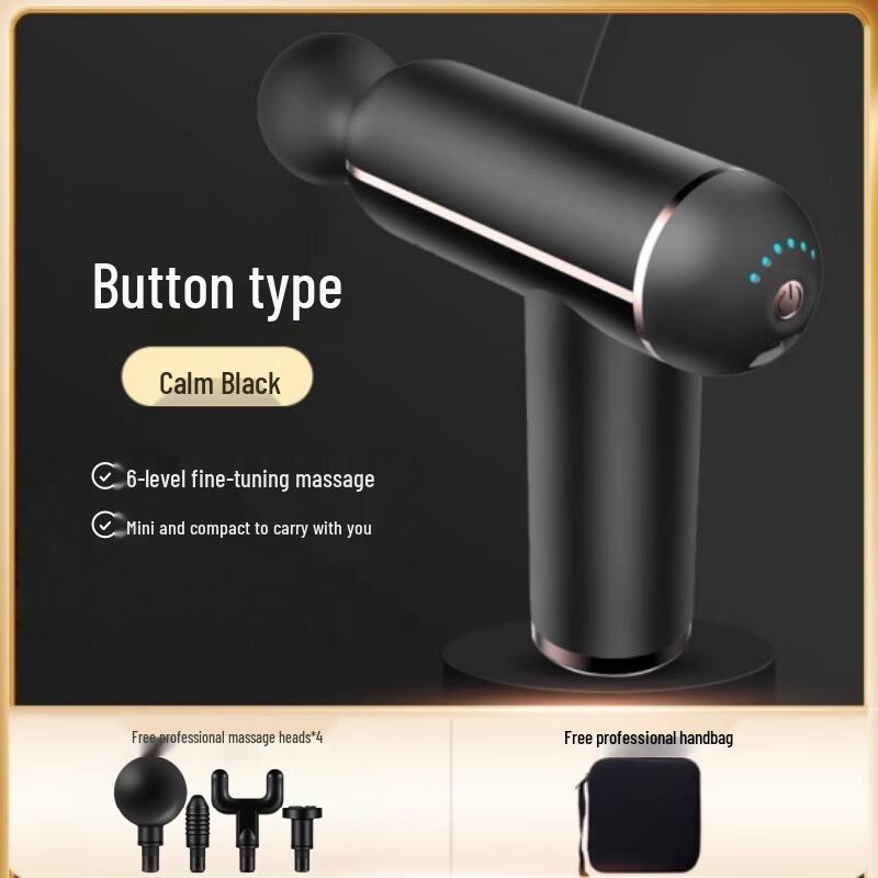 Mini Portable Muscle Massager Gun CN plug (adapter included)