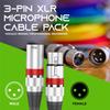 XLR Male To Female Cable Professional Microphone Extension Cable For Recording Mixer Balanced Speaker Mic XLR 3Pin Audio LinesGood Product