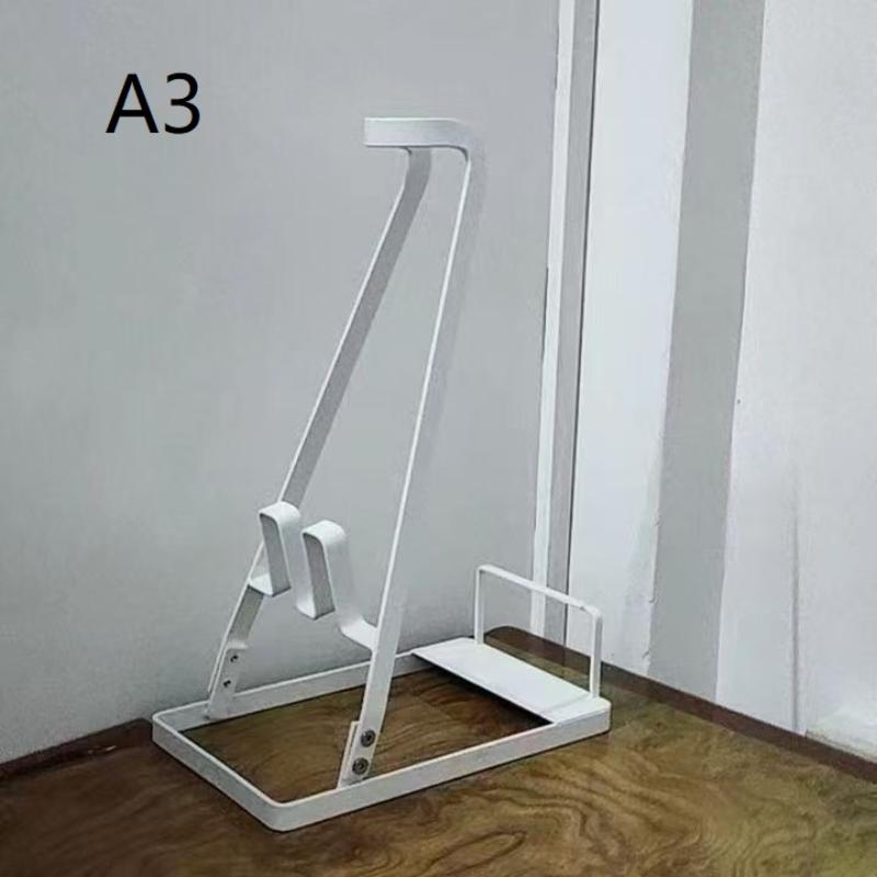 Universal Vacuum Cleaner Storage Shelf Waterproof Metal Dust Collector Holder Rust Resistant Simple Style for Home Use