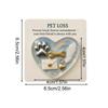 Pet Loss Hug Pocket Animal Keepsake Portable Dog Memorial Card For Pet Parents Animal Lovers Friends Family Shelters Birthdays