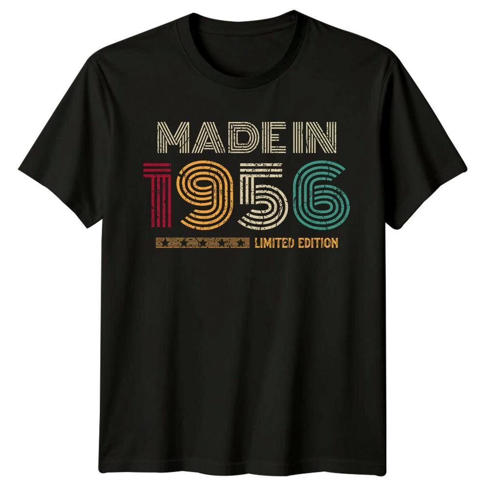 Made In 1956 Mens T Shirt 70th Birthday Gift Vintage seventy Year Old Unisex T-Shirt L