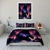 Galaxy Bear Forest Decor Set Soft Comfortable Duvet Cover Bedding Set Included 1*Duvet Cover & 2*Pillowcases, Gift