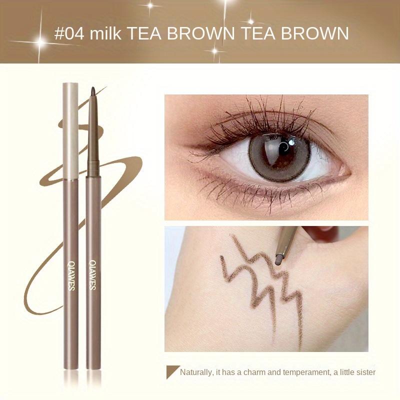 

Надзвичайно тонка підводка для очей Гелева ручка Sleeper Silkworm 2-в-1 Водостійкий, стійкий до поту Стійкий, не розмазується Початківець Чорно-коричневий олівець для брів 04# Milk Tea Bro