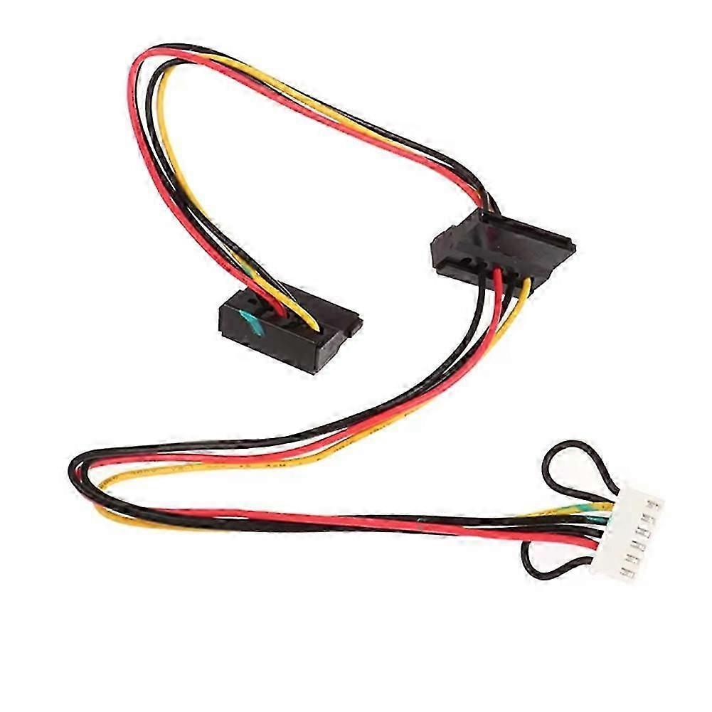 6-Pin auf 2-Port HDD SATA Strombuchsenkabel Stecker für Acer Computer Mainboard Nitro N50-610 Festplatte ATX Netzteil