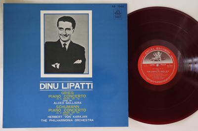 LP-Schallplatte DINU LIPATTI, HERBERT VON KARAJAN - Grieg: Klavierkonzert / Schumann: P AB7069 ENGEL - Japan Klassisch Gebraucht
