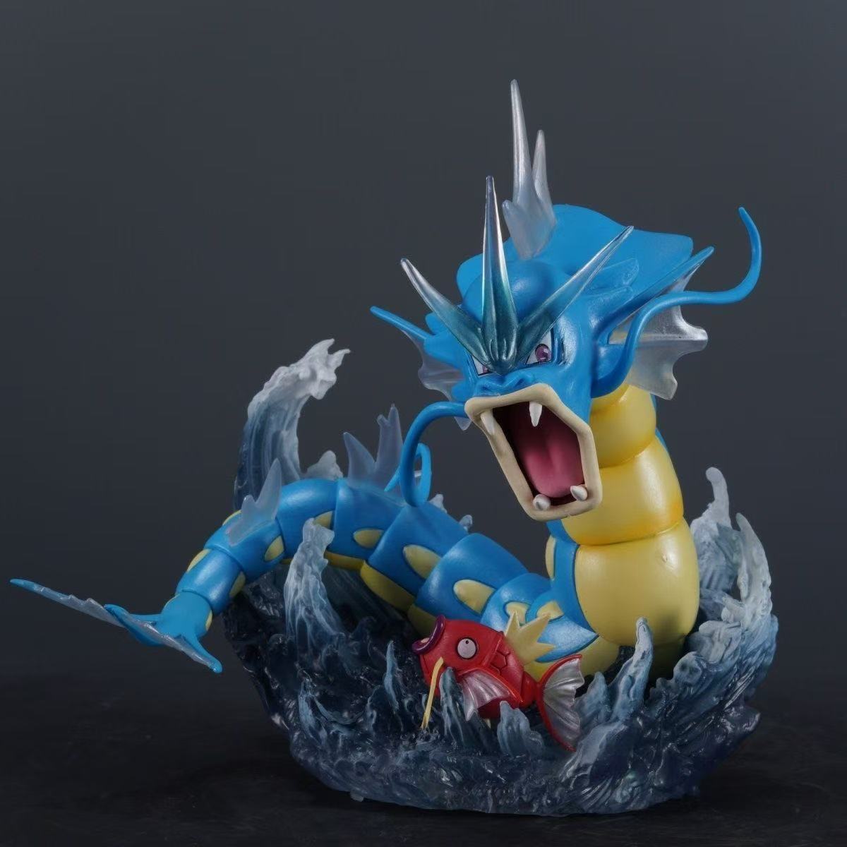 

20cm/7.87in Anime Pokemon Gyarados Figure Magikarp Pikachu Action Figure Pvc Collection Model Toys Gifts синий