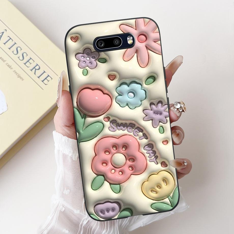 For LG V50s V50 ThinQ Phone Case LG G8X ThinQ V50 Dual Screen Back Cover Soft Silicone Fundas Lovely Panda Rabbit Flower Cartoon