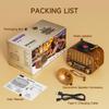 Retro Multi-Band Gramophone-Style Bluetooth Speaker with FM/AM/SW Radio.