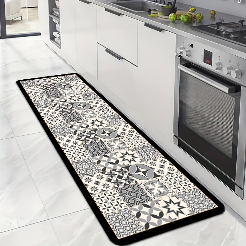 Kitchen Special Rug Water And Oil Resistant Wipeable Non-Washable Absorbent Oil-Absorbing Anti-Slip Carpet For Home Decor