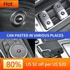 New Hots E60 E60 E93 E60 For BMW M X3 X5 X6  Car Steering Wheel Badge Stickers Car Door Handle Label Decal For BMW 50th M E46 E