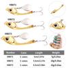 Spinner Bait 7g 10g 15g Metal Vib Fishing Lure Trolling Rotating Spoon Wobbler Sinking Hard Bait With Sequin Pesca For Bass Pike