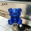 Weatherproof Trailer Dust Cover Creepy Bear Hitch Cover, 3D Printed Exhaust Cap, Towing Personalized Car Ball Cap for Truck SUV, Halloween Accessory