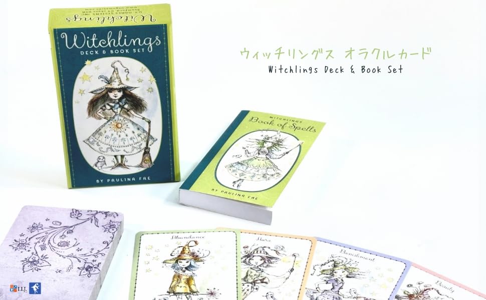 Oracle Witchlings Oracle Witchlings Deck Book Fortune Authentic I.I.J Cards, Cards, & Set, English, Affirmations, Telling,