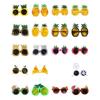 Fashion Tropical Fruit Patterned Glasses For Role Play Event Outdoor Activities And Daily Fashion Accessories