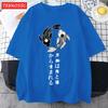 Free Fish In The Water Design Mens T Shirts Cotton Casual TShirt Summer Crewneck Streetwear Fashion Oversize Short Sleeve