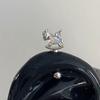 Sweet Rainbow Pony Stainless Steel Ear Bone Nail Cute Earrings For Women Body Puncture Accessories