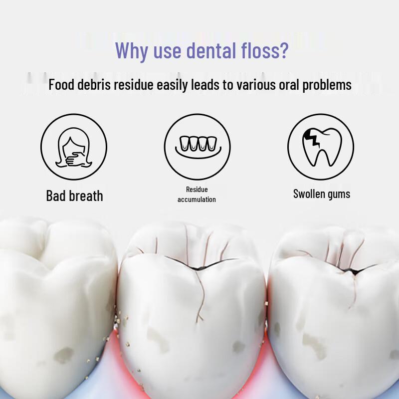 JD Super Round Dental Floss Picks