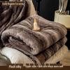 2025 Autumn/Winter Luxury Golden Mink Blanket - Double-Sided Thick Sofa Throw and Quilt Core for Naps