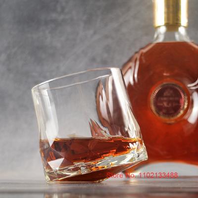 Berühmte Marke Ocean Top Whiskey Tumbler Glas Diamant Prismatic Cut Dick Schwer Whiskey Rock Cup Biergläser Spinning Weinglas