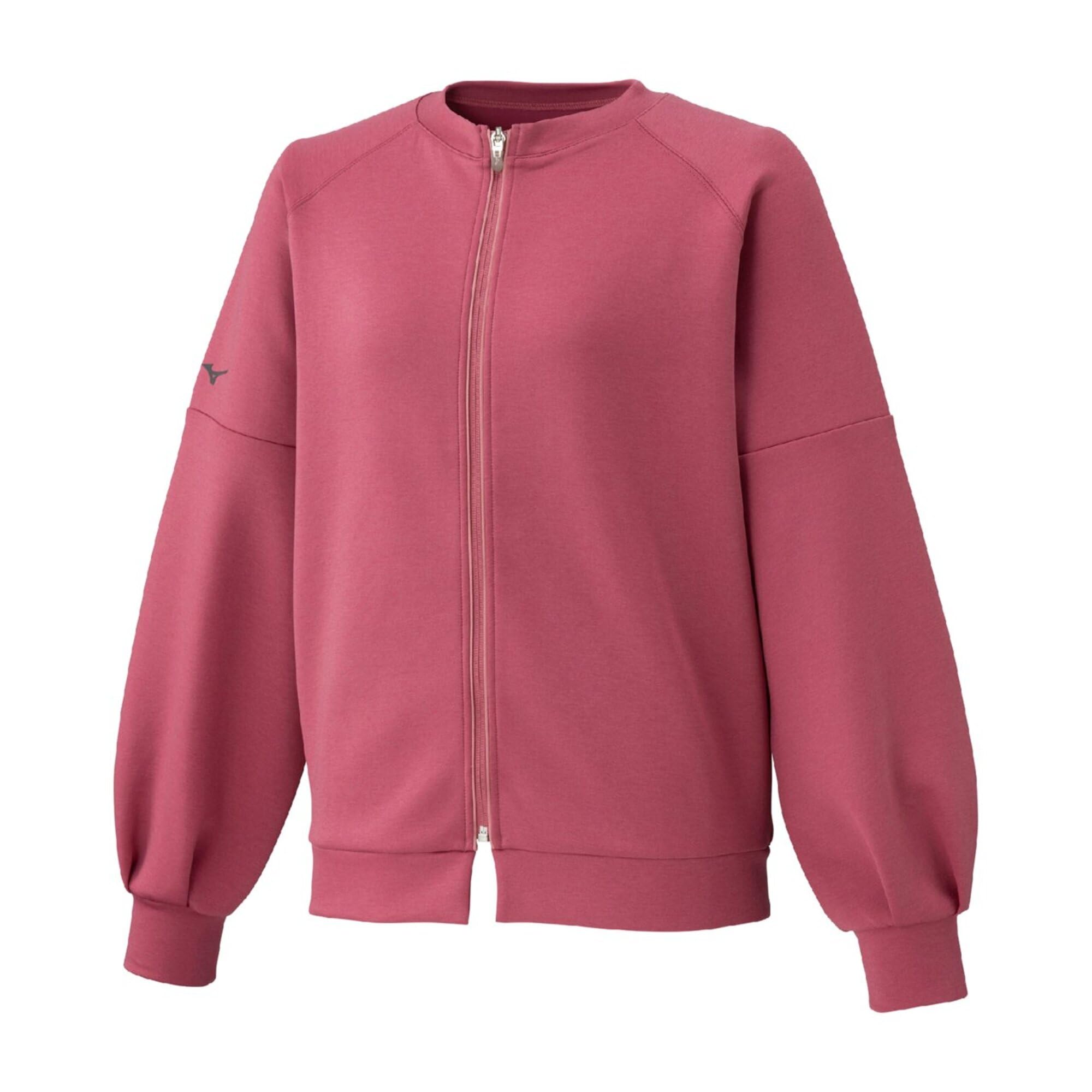 

Mizuno Stretch Sweat Pullover Training Mauve Pink 32MCC826 Women s Full-Zip (2-Way) Wear, Heather,