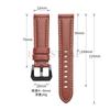 18mm 20mm 22mm 24mm Genuine Leather Watch Band Business High Quality Cowhide Stiching Strap Men Women Sport Bracelet Watchband
