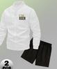 Baseball Tracksuit with Cargo Shorts for Men, Practical & Stylish