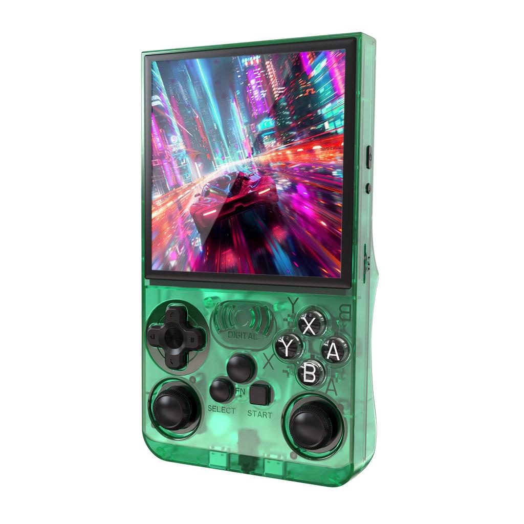 ANS13 Schermo IPS da 4,0 Pollici Console Portatile per Videogiochi Retrò 15000+ Giochi Integrati Linux Console Portatile da Tasca per il Gaming
