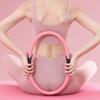 Pilates Ring Fitness Ring with Non Slip Handles Fitness Circle Flexible Resistance Exercise Equipment for Thighs Abs and Legs