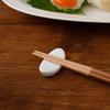 EAST Table Chopstick Rest, White, 5cm Oval, Made in Japan, Dishwasher Safe, Porcelain, Glossy