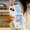Cute Cartoon-u-Doraemons-t Phone Case For IPhone 16 15 14 13 12 11 Pro Max Plus Leather Shockproof Cover